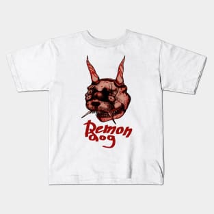 Demon dog (2) Kids T-Shirt